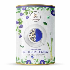 Home The Meadows Butterfly Blue Pea Tea with Lemongrass Tea - 50g - 100 Cups | Caffeine-Free Herbal Blend with Floral Notes